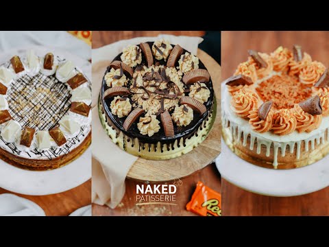 Naked Patisserie Luxe Candy Bar Cakes