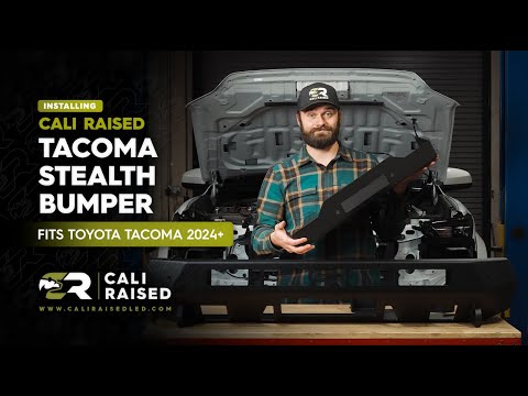 How to Install the 2024+ Toyota Tacoma Front Stealth Bumper / Cali Raised LED