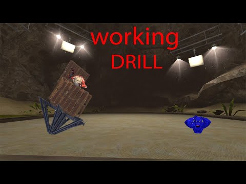 I built a WORKING DRILL in animal company
