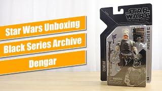 Dengar Black Series Archive 6" Figure - Star Wars Unboxing