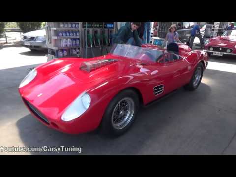 RARE: 1959 Ferrari 250 Testarossa - Awesome V12 Acceleration Sound
