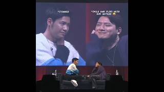 Download lagu Krist’s flirty energy around his Phi is unmatched🐢🦁❤️#kristsingto #theexmorning #singtokrist #thaibl mp3