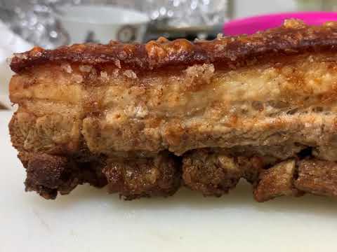 Crispy Roast Pork - Siu Yuk Recipe -脆皮烧肉 - shāo ròu - Sio Bak - What I cooked today