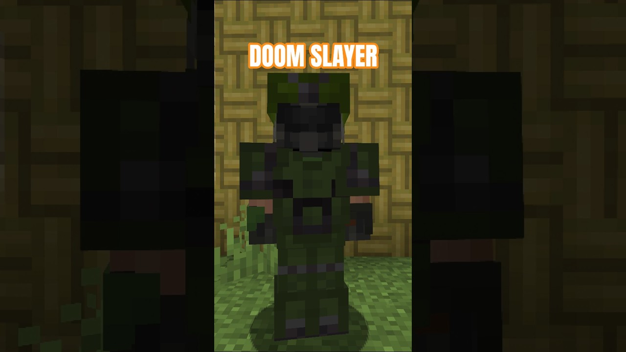 Minecraft: Doom Slayer Armor Trim #minecraft #doom