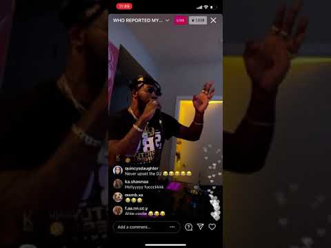 100 watts and killa tee beefing DJ snoopy on ig live
