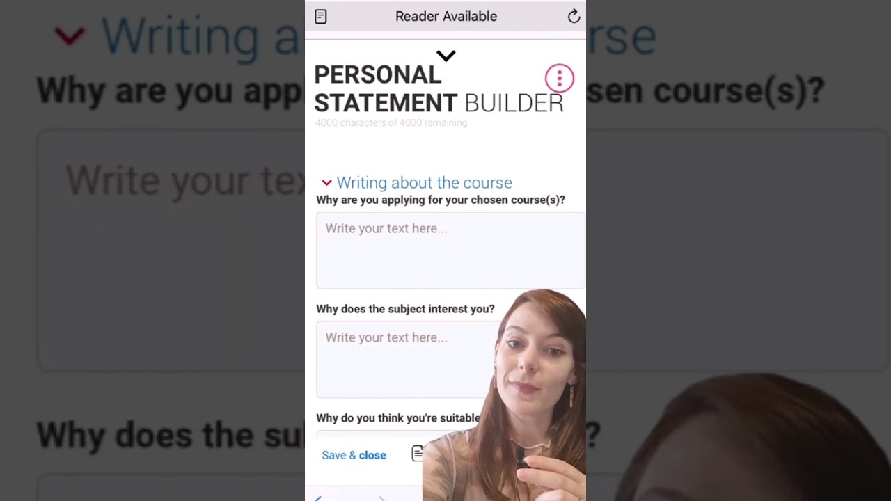 How to structure your UCAS personal statement ✍️ #ucas #university #personalstatement