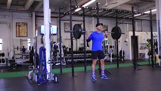 Squat BB Hamstring Focus 1