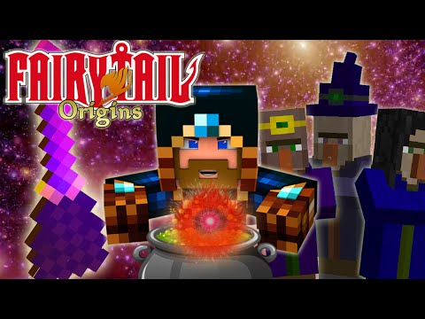 FLYING BROOM & WITCH COVEN! Minecraft Fairy Tail Origins Ep. 10