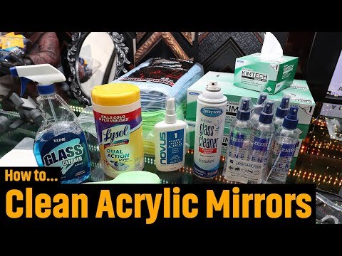 YouTube video about: How to clean plexiglass mirror?