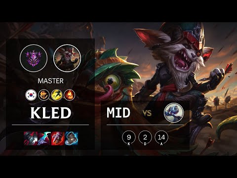 Kled Mid vs Fizz - KR Master Patch 10.23