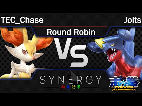 Synergy 6 - TEC_Chase (Braixen) vs Primal | Jolts (Garchomp, Pikachu) Round Robin - Pokkén