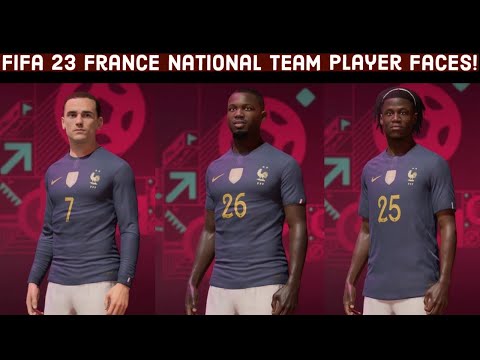 FIFA 23 | World Cup Mode | All France National Team player faces!!