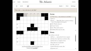 The Atlantic Crossword 12/06/2026
