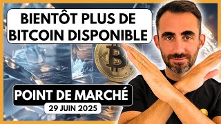 😱 L'offre de Bitcoin devient illiquide, beaucoup d'éléments positifs pour la suite 🚀