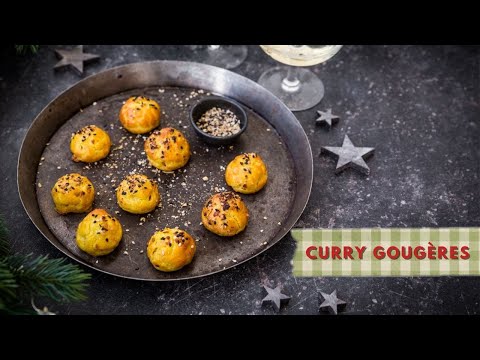 Curry Cheese Puff Gougères