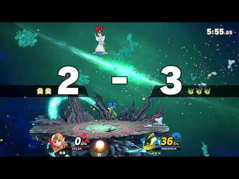 Galaxy Gambit x Collision #20 - Apolotion (Greninja) vs suzie crabgrass (Zelda) - Winners Round 1