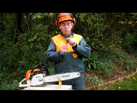 comment regler tronconneuse stihl