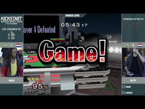 Kickstart 11 - Amsah (Sheik) vs Zgetto (Fox) - Winners' Semis