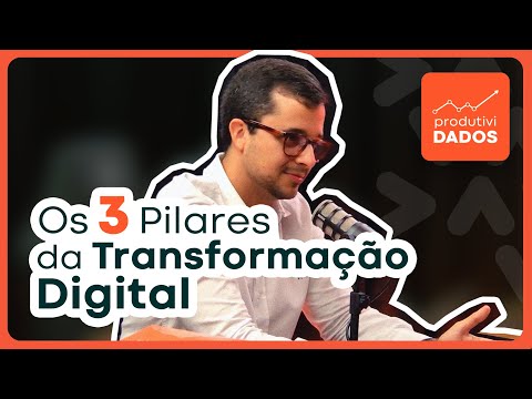 TRÊS pilares da Transformação Digital: tecnologia, pessoas e processos | ProdutiviDados Podcast