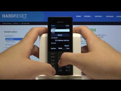 How to Add Event to Calendar in NOKIA 216 – Set Reminder