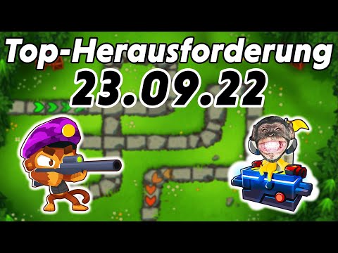 Top-Herausforderung 23.09.2022 - Affenaue [#BloonsTD6]