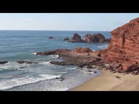 View at Legzira Beach, Morocco