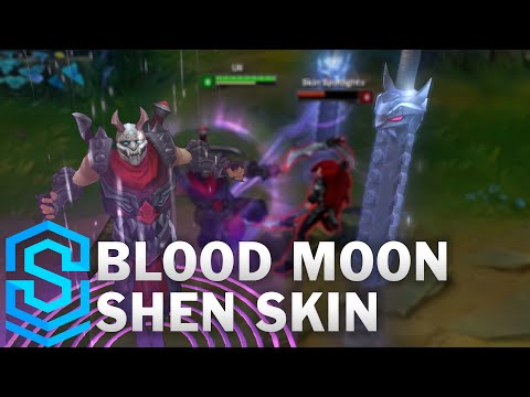 Blood Moon Shen Skin Spotlight (2016 Update) - League of Legends