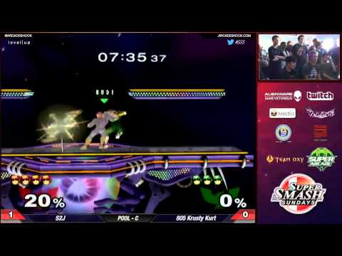 SSS 24 - S2J (Neutral Falcon) Vs. 805 Krusty Kurt (Green Falcon) - Pools
