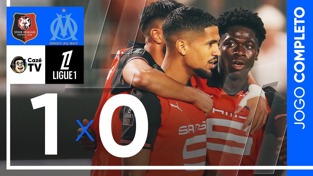 JOGO COMPLETO: RENNES X MARSEILLE | RODADA 1 | LIGUE 1 2025/26