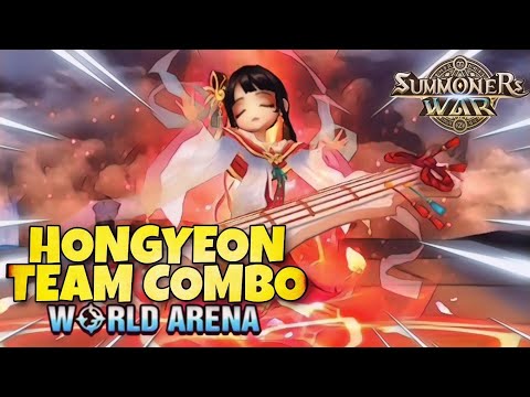 Hongyeon Team Combo in World Arena - Summoners War