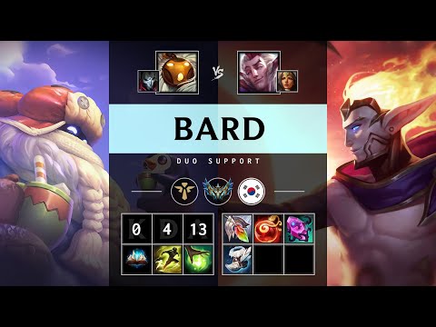 Bard Support vs Rakan - KR Challenger Patch 25.16