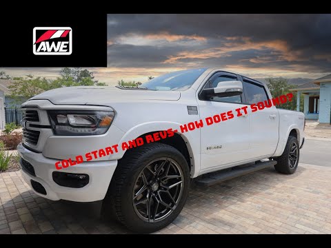AWE 0FG Exhaust for the 2019+ Ram 1500 5.7 Cold Start and Revs