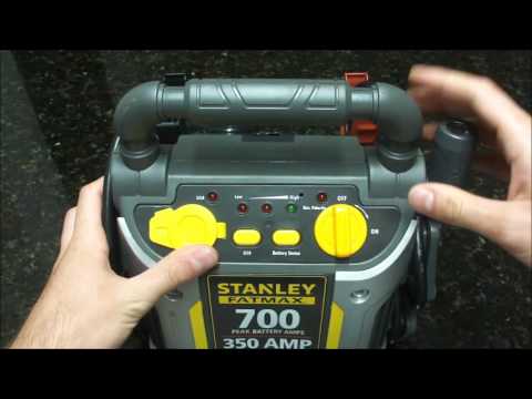 Stanley J7CS 700 Peak Amp Automotive Jump Starter, Portable Power – Triple 15W USB Ports, 120 PSI Air Compressor video review thumbnail