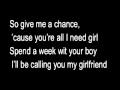 Justin Bieber - Boyfriend Karaoke with lyrics 