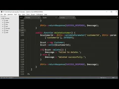 REST API Development Part 12 Consume API using CURL