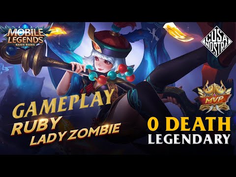 RUBY LADY ZOMBIE MVP 0 DEATH LEGENDARY || FULL TEAM CNR