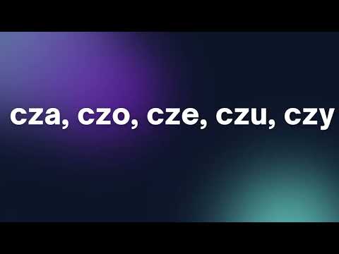 Głoska cz sylaby cz.1