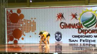 preview picture of video 'Jose Montilla, Trujillo, Campeonato Nacional de Gimnasia Aerobica San Felipe 2014'