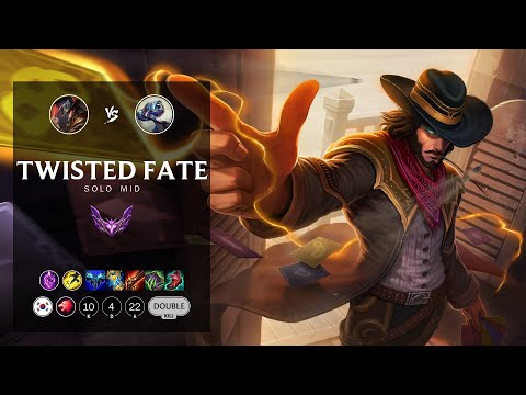 Twisted Fate Mid vs Fizz - KR Master Patch 12.7