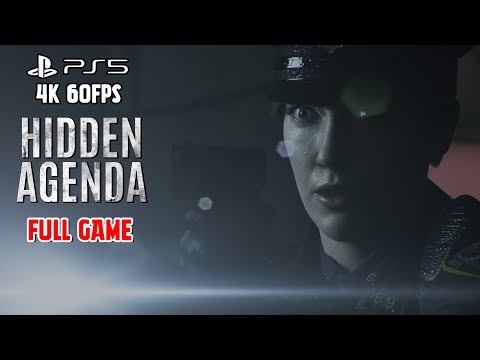 Hidden Agenda (2017) Full Walkthrough/Playthrough - BEST ENDING - No Commentary 4K 60FPS PS4 | PS5