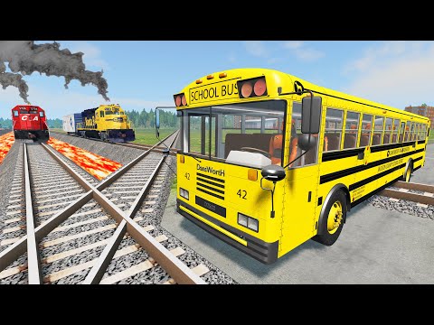 TRANSPORTING PIXAR CARS & FRUITS WITH COLORED & JOHN DEERE vs CLAAS vs TRACTORS - BeamNG.drive #962