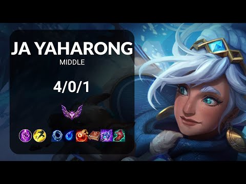 JA Yaharong Taliyah vs Vladimir MIDDLE - KR MASTER Patch 13.16