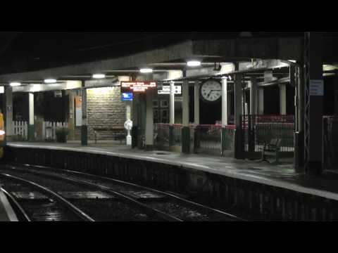 37218/37688 6K73 Sellafield - Crewe flasks passes Carnforth, 6th November 2013