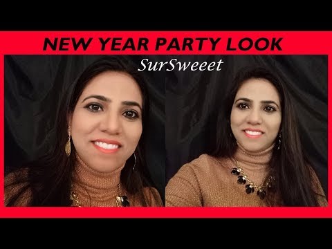 New Year Party Make Up Look 2017 | पार्टी मेकअप करें आसान स्टेप्स | SurSweeet