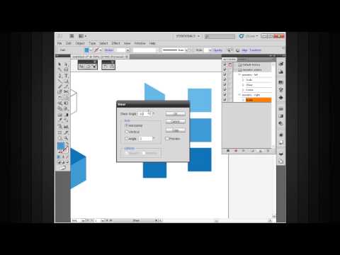 04 Creating isometric objects using the scale shear and rotate tools