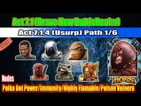Act 7.1.4 (Initial Completion) Path 1/6 - Marvel Contest of Champions
