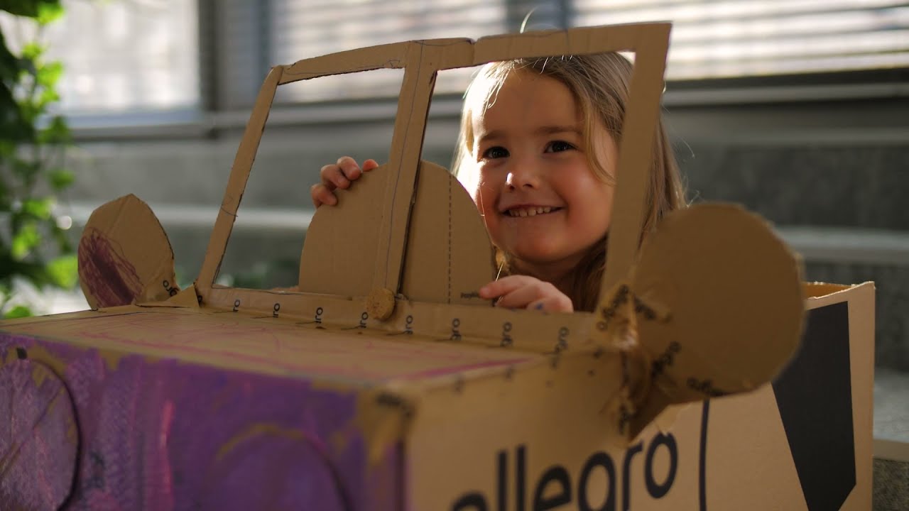 Pomysły na kreatywne zabawy z dziećmi od Allegro - DYI z kartonu cz. 1