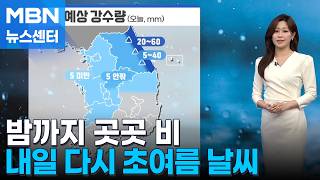 [날씨] 밤까지 곳곳 비…내일 다시 초여름 날씨 [MBN 뉴스센터]