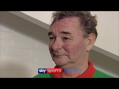 Brian Clough after Nottingham Forest's relegation from the Premier League
