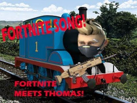No Skin And His Friends! Fortnite song!!! Thomas the train parody!!!
